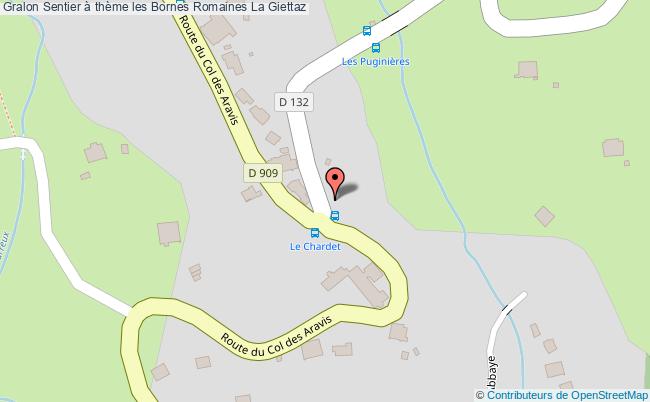 Sentier à Thème Les Bornes Romaines  La Giettaz