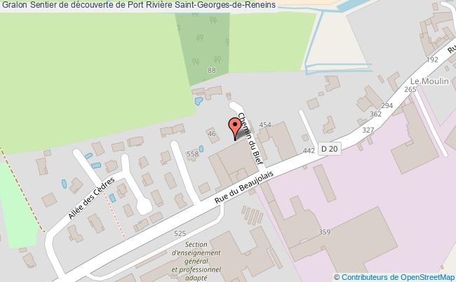 Sentier De Découverte De Port Rivière  Saint-georges-de-reneins