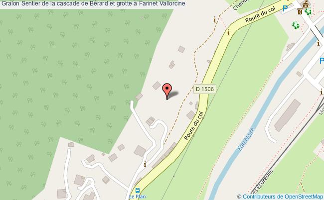 Sentier De La Cascade De Bérard Et Grotte à Farinet  Vallorcine