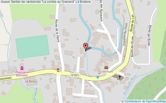 Sentier De Randonnée "la Combe Du Grenand"  La Bridoire