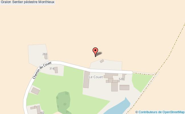 Sentier Pédestre  Monthieux