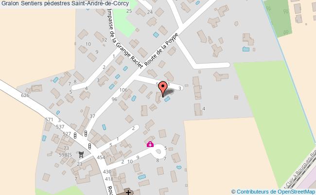 Sentiers Pédestres  Saint-andré-de-corcy