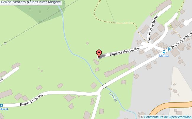 Sentiers Piétons Hiver  Megève