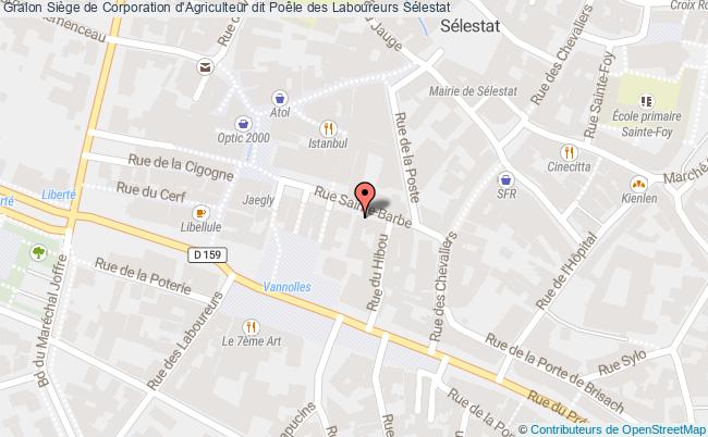 Siège De Corporation D'agriculteur Dit Poêle Des Laboureurs  Sélestat