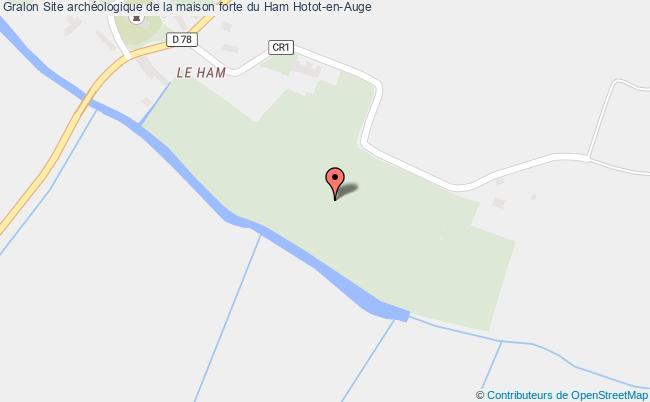 Site Archéologique De La Maison Forte Du Ham  Hotot-en-auge