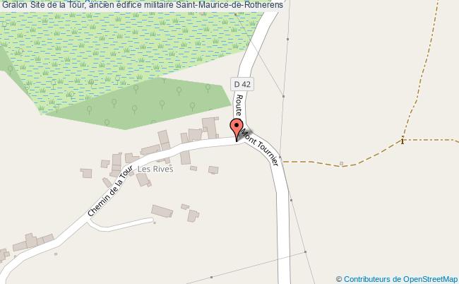 Site De La Tour, Ancien édifice Militaire  Saint-maurice-de-rotherens