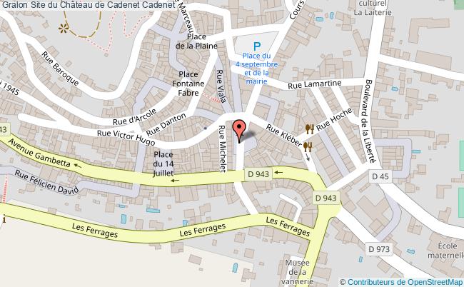 Site Du Château De Cadenet 