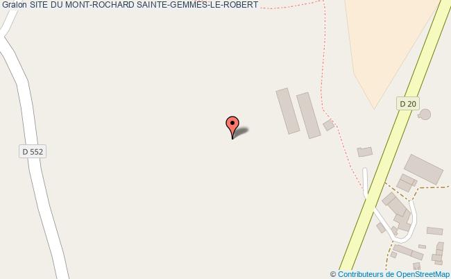 Site Du Mont-rochard  Sainte-gemmes-le-robert