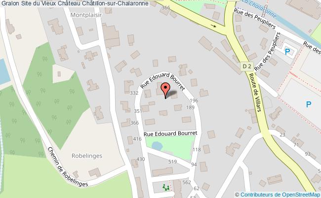 Site Du Vieux Château  Châtillon-sur-chalaronne