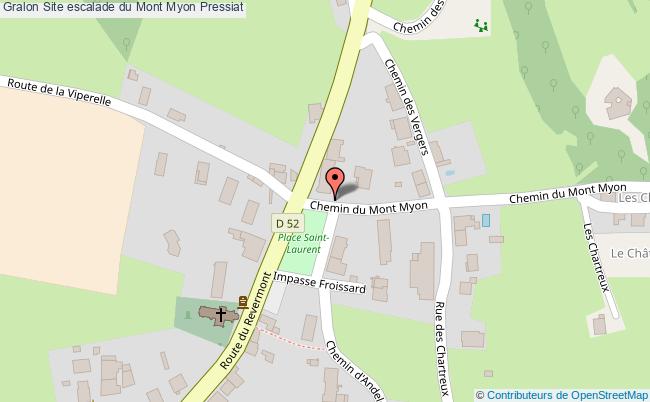 Site Escalade Du Mont Myon  Pressiat