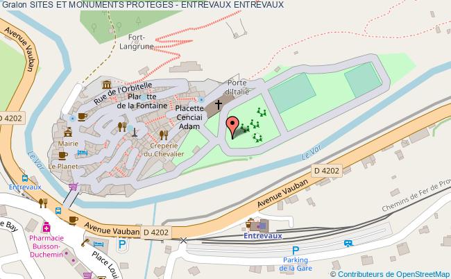 Sites Et Monuments Proteges - Entrevaux 