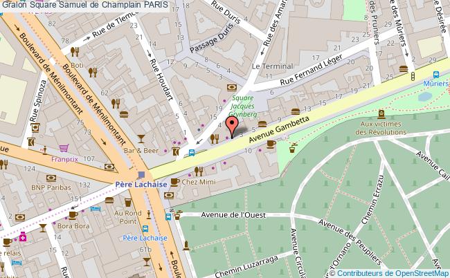 Square Samuel De Champlain  Paris