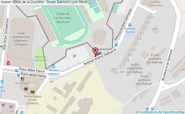 Stade De La Duchère - Stade Balmont  Lyon