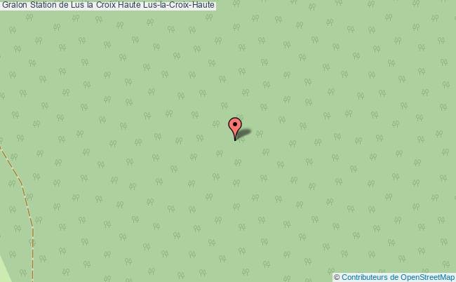 Station De Lus La Croix Haute  Lus-la-croix-haute