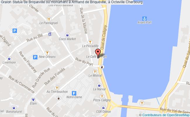 Statue De Briqueville Ou Monument à Armand De Briqueville, à Octeville  Cherbourg