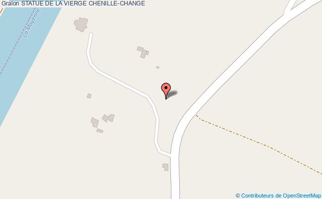 Statue De La Vierge  Chenillé-changé