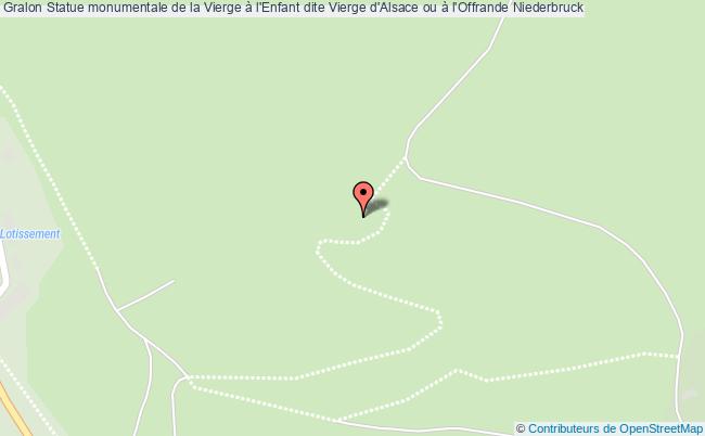 Statue Monumentale De La Vierge à L'enfant Dite Vierge D'alsace Ou à L'offrande  Niederbruck