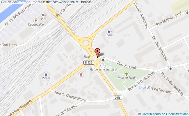 Statue Monumentale Dite Schweissdissi  Mulhouse