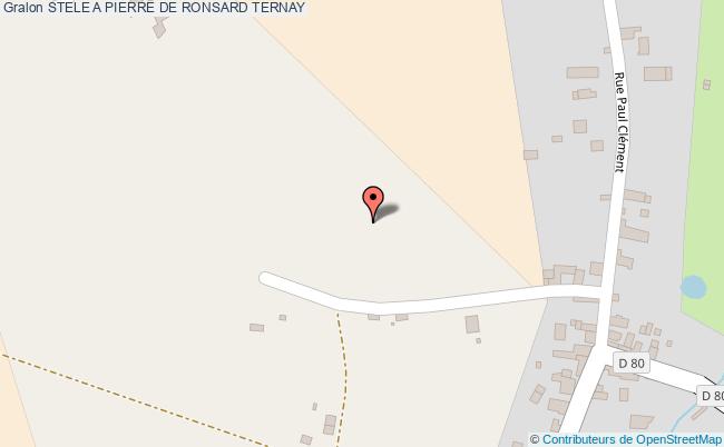 Stele A Pierre De Ronsard  Ternay