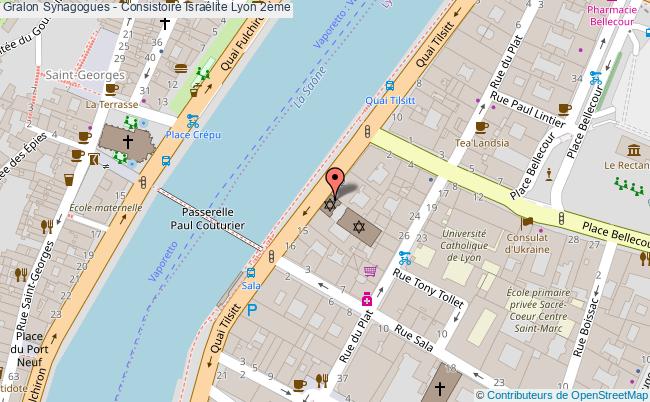 Synagogues - Consistoire Israélite  Lyon