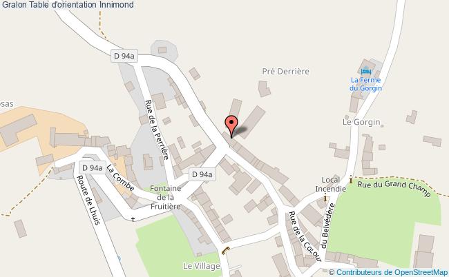 Table D'orientation  Innimond