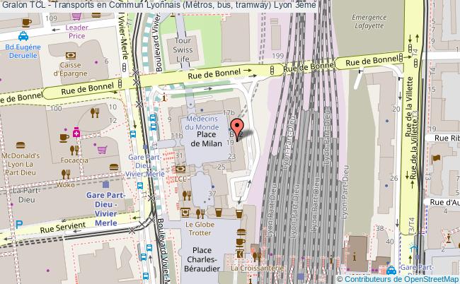 Tcl - Transports En Commun Lyonnais (métros, Bus, Tramway) 