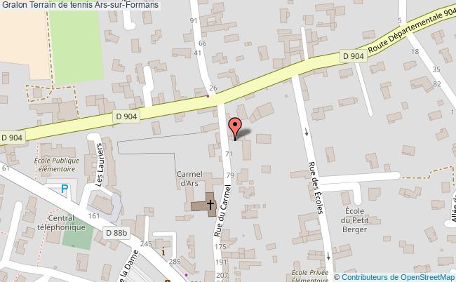 Terrain De Tennis  Ars-sur-formans