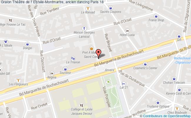 Théâtre De L' Elysée-montmartre, Ancien Dancing  Paris