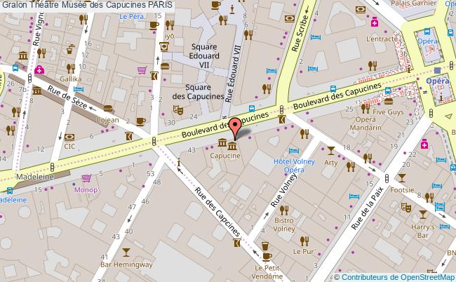 Théâtre Musée Des Capucines  Paris