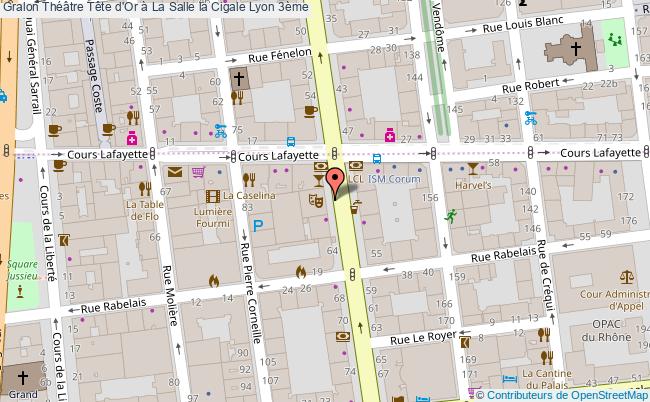 Théâtre Tête D'or à La Salle La Cigale  Lyon