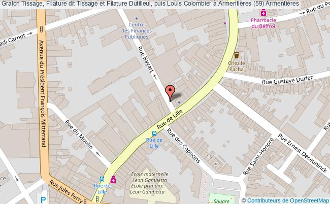 Tissage, Filature Dit Tissage Et Filature Dutilleul, Puis Louis Colombier à Armentières (59) 