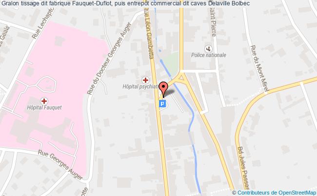 Tissage Dit Fabrique Fauquet-duflot, Puis Entrepôt Commercial Dit Caves Delaville  Bolbec