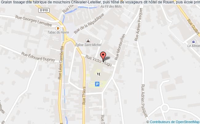 Tissage Dite Fabrique De Mouchoirs Chevalier-letellier, Puis Hôtel De Voyageurs Dit Hôtel De Rouen, Puis école Primaire Victor Hugo  Bolbec