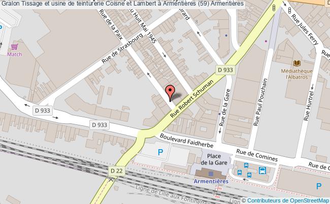 Tissage Et Usine De Teinturerie Coisne Et Lambert à Armentières (59) 