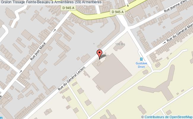 Tissage Feinte-beaujeu à Armentières (59) 