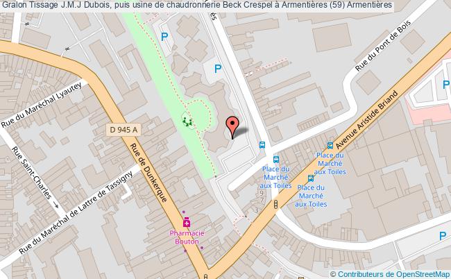Tissage J.m.j Dubois, Puis Usine De Chaudronnerie Beck Crespel à Armentières (59) 