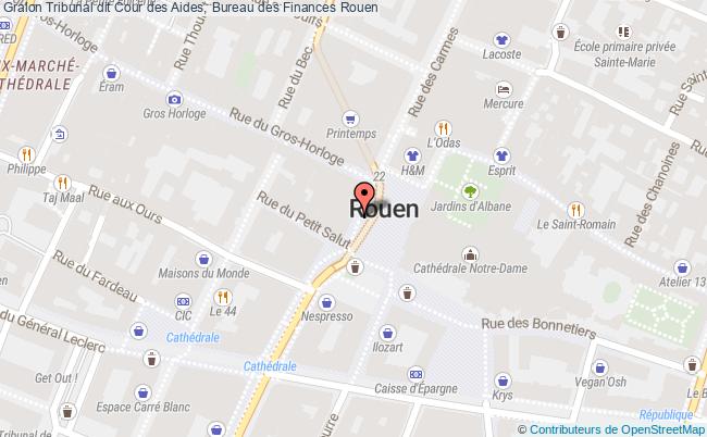 Tribunal Dit Cour Des Aides, Bureau Des Finances  Rouen