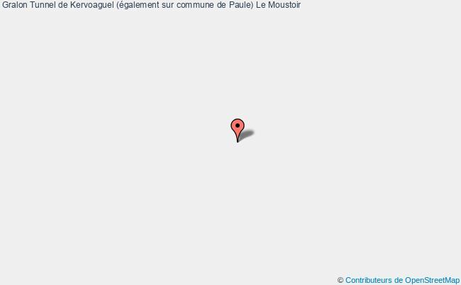 Tunnel De Kervoaguel (également Sur Commune De Paule)  Le Moustoir