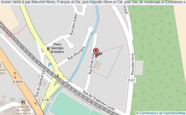 Usine à Gaz Blanchet Frères, François Et Cie, Puis Auguste Génin Et Cie, Puis Gaz De Maubeuge Et Extensions S.a. à Barentin (76) 