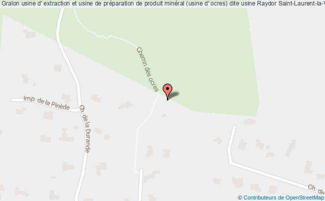 Usine D' Extraction Et Usine De Préparation De Produit Minéral (usine D' Ocres) Dite Usine Raydor  Saint-laurent-la-vernède