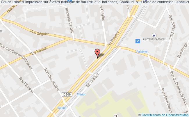 Usine D' Impression Sur étoffes (fabrique De Foulards Et D' Indiennes) Chabaud, Puis Usine De Confection Landauer  Nîmes
