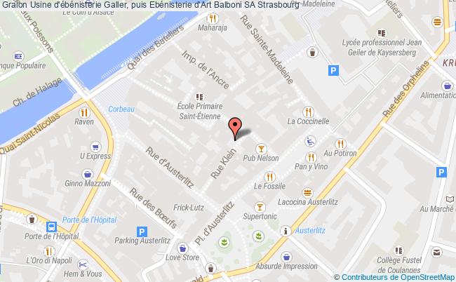 Usine D'ébénisterie Galler, Puis Ebénisterie D'art Balboni Sa  Strasbourg