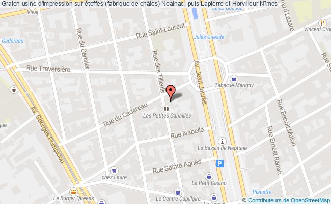 Usine D'impression Sur étoffes (fabrique De Châles) Noalhac, Puis Lapierre Et Horvilleur  Nîmes