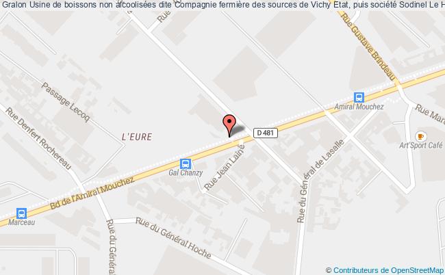 Usine De Boissons Non Alcoolisées Dite Compagnie Fermière Des Sources De Vichy Etat, Puis Société Sodinel  Le Havre