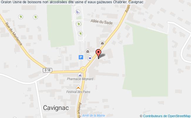 Usine De Boissons Non Alcoolisées Dite Usine D' Eaux Gazeuses Chabrier.  Cavignac
