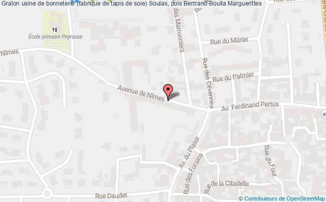 Usine De Bonneterie (fabrique De Tapis De Soie) Soulas, Puis Bertrand-boulla  Marguerittes