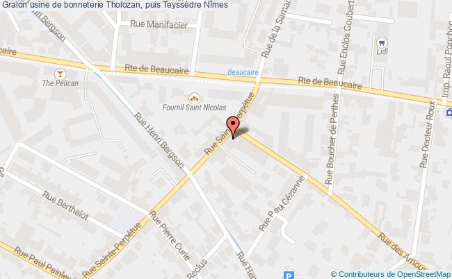 Usine De Bonneterie Tholozan, Puis Teyssèdre  Nîmes