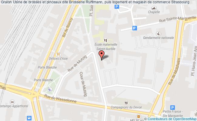 Usine De Brosses Et Pinceaux Dite Brosserie Ruhlmann, Puis Logement Et Magasin De Commerce  Strasbourg