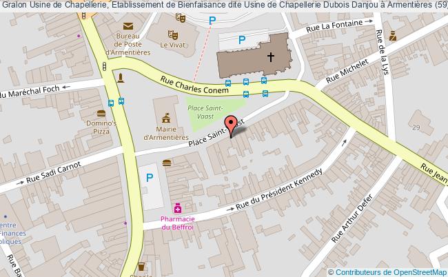Usine De Chapellerie, Etablissement De Bienfaisance Dite Usine De Chapellerie Dubois Danjou à Armentières (59) 