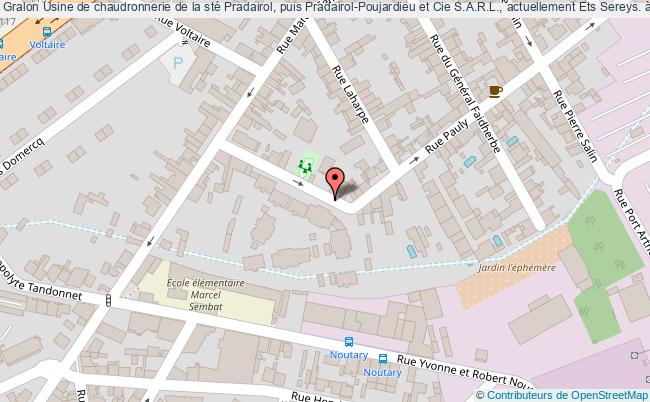 Usine De Chaudronnerie De La Sté Pradairol, Puis Pradairol-poujardieu Et Cie S.a.r.l., Actuellement Ets Sereys. à Bègles (33) 
